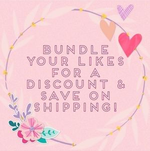 Bundle your likes for discount & save on shipping